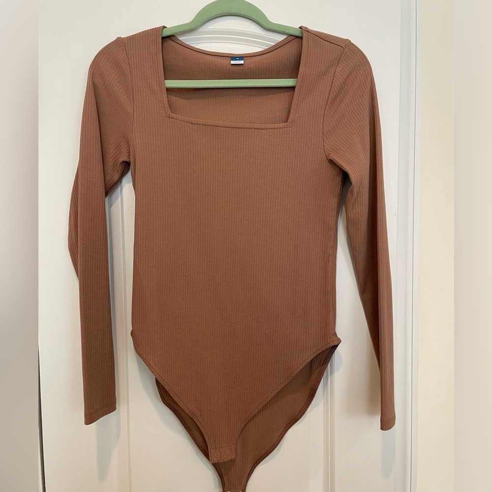 Old Navy Long Sleeve Rib Knit Bodysuit